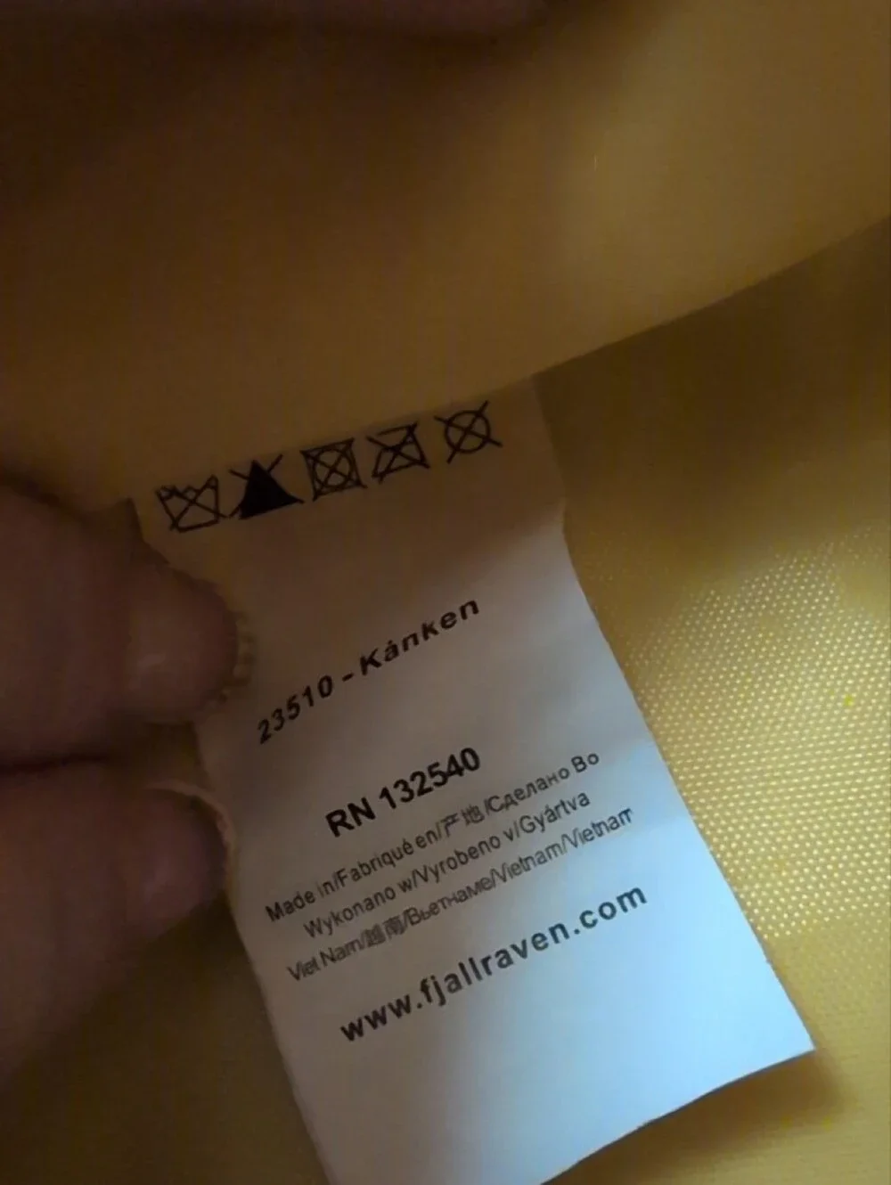Fjallraven Kånken Classic Backpack - Yellow